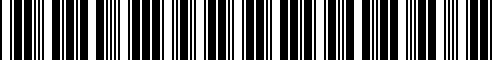 Code à barres pour 46717708633